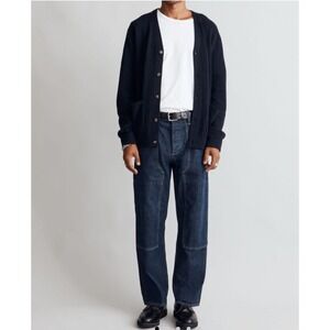 Madewell Mens Relaxed Carpenter Jeans Denim Blue Utility Workwear Pants  30x30